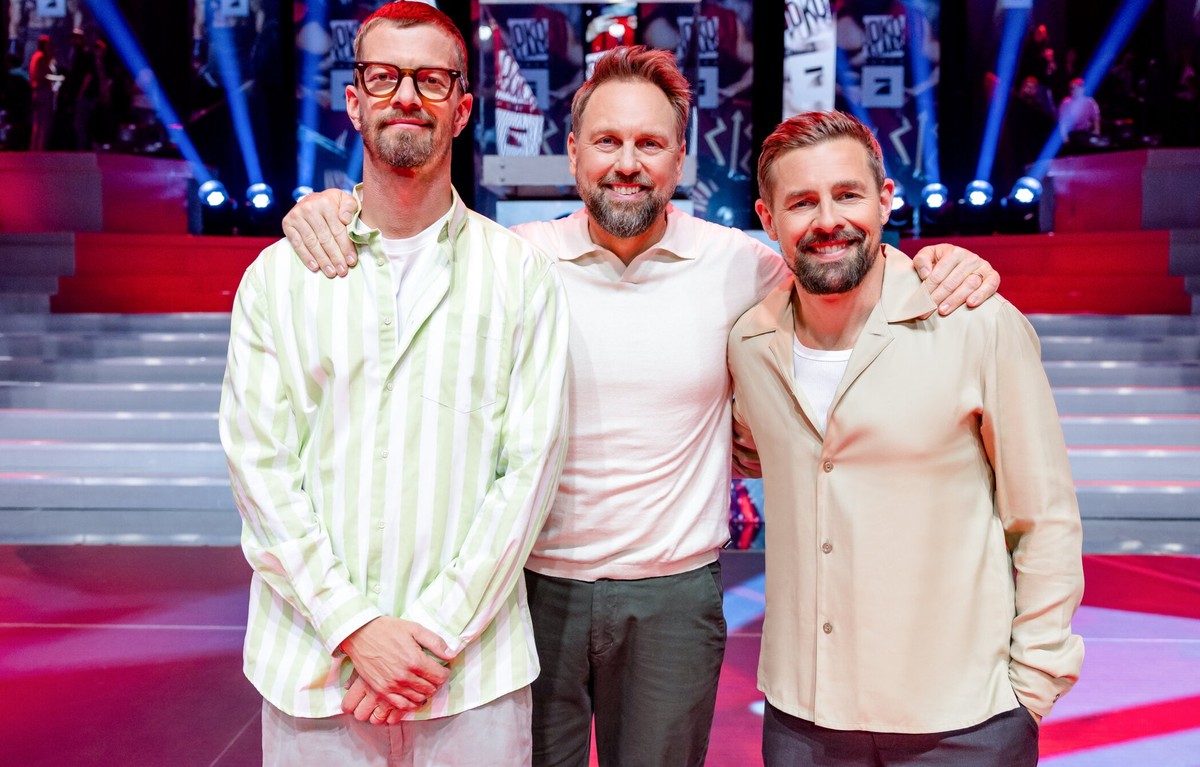 Titel: Joko und Klaas gegen ProSieben;
Folge: 2;
Person: Joko Winterscheidt; Steven Gätjen; Klaas Heufer-Umlauf;
Copyright: Joyn/Nadine Rupp;
Fotograf: Nadine Rupp;
Bildredakteur: Nadine Vaders;
Datei ...