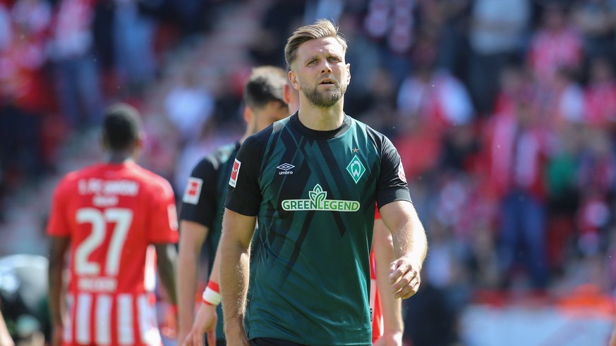 27.05.2023, xtgx, Fussball 1. Bundesliga, 1. FC Union Berlin - SV Werder Bremen emspor, v.l. Niclas Fuellkrug Bremen, 11 DFL/DFB REGULATIONS PROHIBIT ANY USE OF PHOTOGRAPHS as IMAGE SEQUENCES and/or Q ...