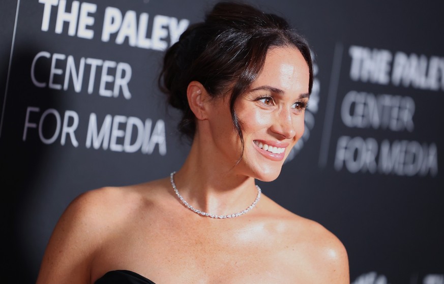 BEVERLY HILLS, CALIFORNIA - DECEMBER 04: Meghan Markle attends The Paley Center for Media Hosts Paley Honors Fall Gala Honoring Tyler Perry at Beverly Wilshire, A Four Seasons Hotel on December 04, 20 ...