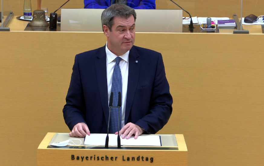 Im Landtag wurde Söder ungewohnt emotional.