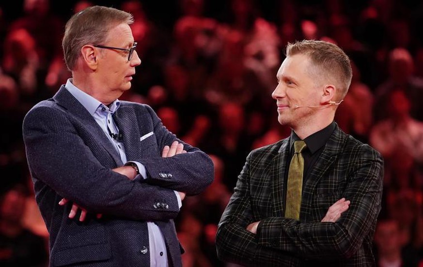 Hier ging das Konzept noch auf: Günther Jauch und Oliver Pocher in der erfolgreichen Show "Bin ich schlauer als Oli Pocher?". Mit der "Quarantäne-WG" konnten die Showmaster nicht überzeugen.