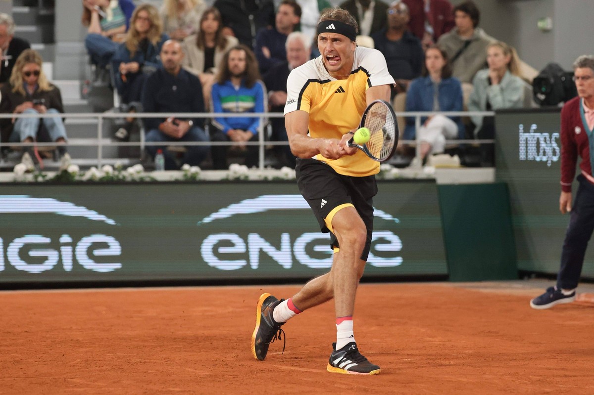 ROLAND GARROS 2024 PHOTOPQR/LE PARISIEN/Olivier Lejeune Paris 27/05/2024 ROLAND GARROS 2024 Nadal / Zverev LP/ Olivier Lejeune *** Local Caption *** ROLAND GARROS 2024 Paris 75 France PUBLICATIONxNOTx ...