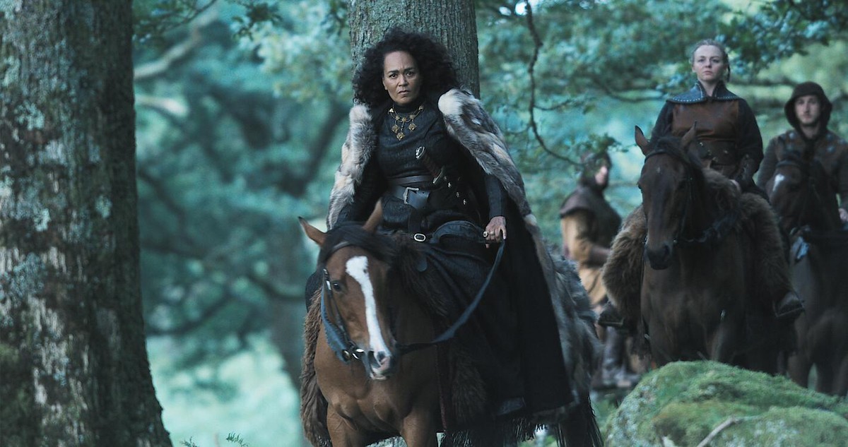 Caroline Henderson als Jarl Estrid Haakon in "Vikings: Valhalla".