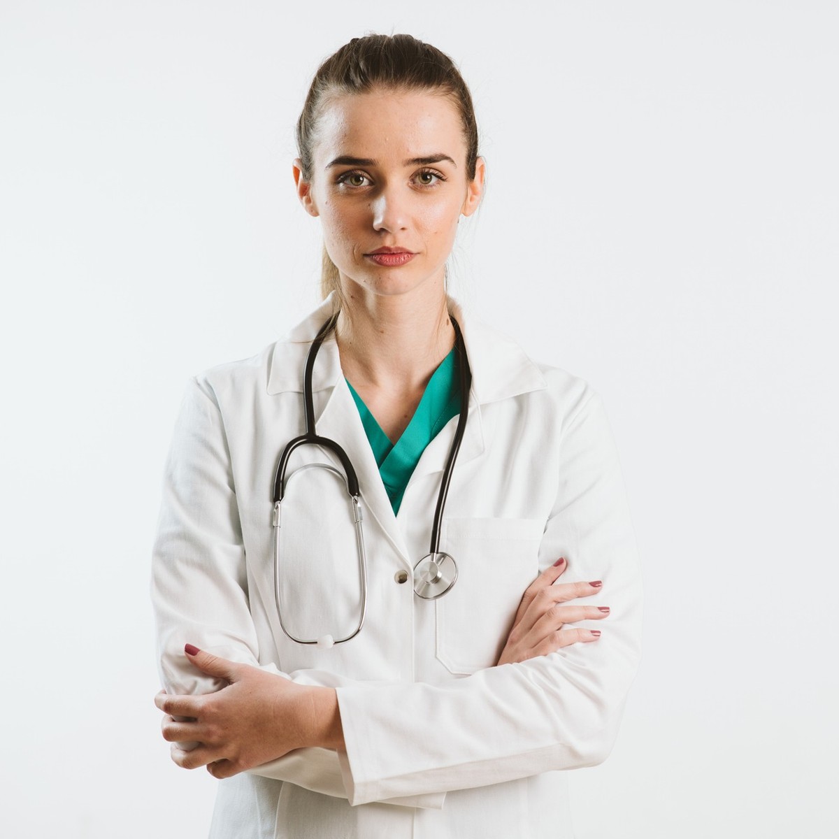 Doctor, Adult, Nurse, Looking