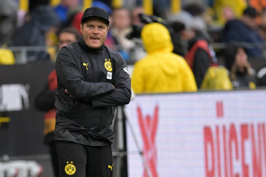 DORTMUND - Borussia Dortmund coach Edin Terzic during the friendly match between Borussia Dortmund and Ajax Amsterdam at Signal Iduna Park on August 6, 2023 in Dortmund, Germany. AP Dutch Height GERRI ...