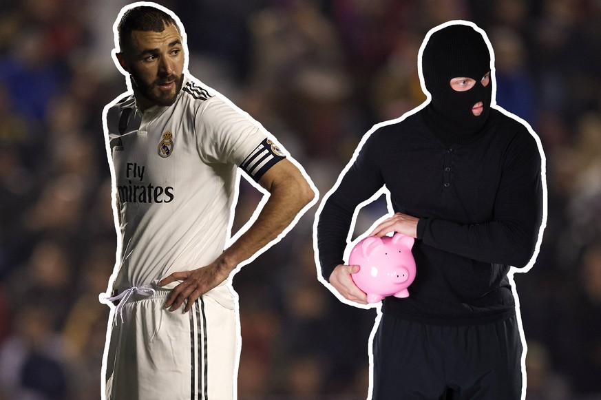 February 24, 2019 - Valencia, Valencia, Spain - Karim Benzema of Real Madrid in action during the week 25 of La Liga match between Levante UD and Real Madrid at Ciutat de Velencia Stadium in Valencia, ...