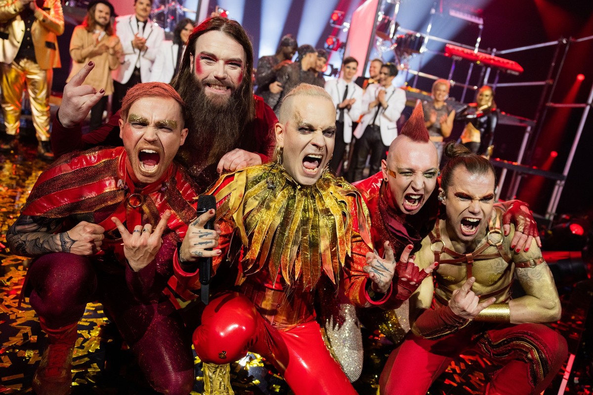 ESC 2023: Lord of the Lost werden beim Eurovision Song Contest Deutschland vertreten. Ihr Song &quot;Blood &amp; Glitter&quot; konnte beim Vorentscheid überzeugen und wird am 13. Mai in Liverpool, Gro ...