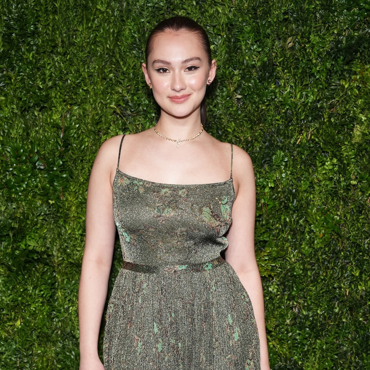 NEW YORK, NEW YORK - JUNE 09: Lola Tung, wearing CHANEL, attends the CHANEL Tribeca Festival Artists Dinner at The Odeon on June 09, 2025 in New York City. (Photo by Sean Zanni/WireImage)