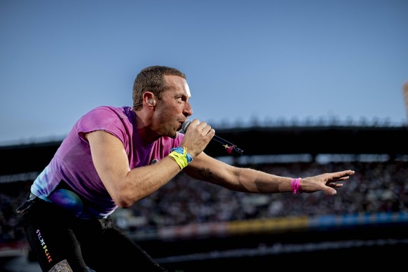 Chris Martin and Coldplay perform at Ullevi Arena in Gothenburg, Sweden July 8, 2023. GÖTEBORG SWEDEN x9200x *** Chris Martin and Coldplay perform at Ullevi Arena in Gothenburg, Sweden July 8, 2023 GÖ ...