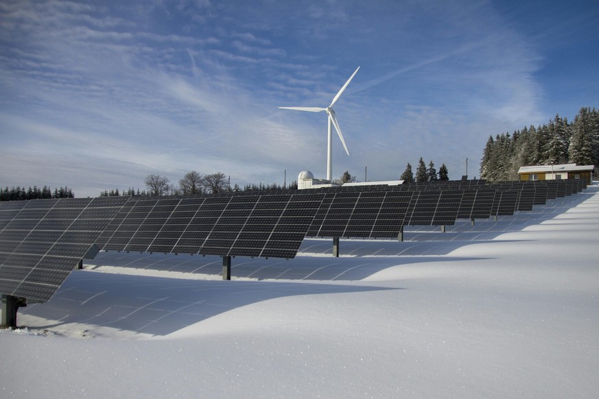 Windrad Solar PV Erneuerbare Energien