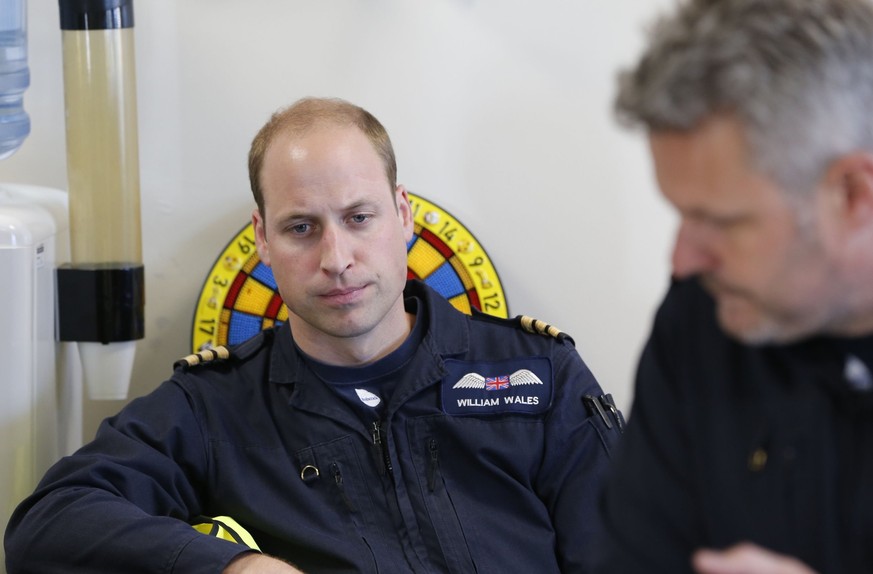 Prinz William wurde 2009 und 2010 bei der Royal Air Force zum Hubschrauberpiloten ausgebildet.