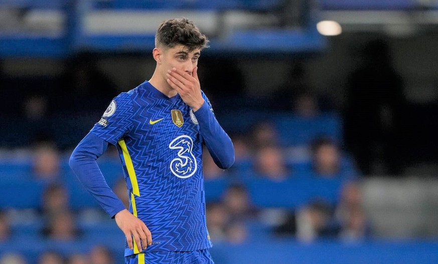 Kai Havertz of Chelsea during the Premier League match between Chelsea and Arsenal at Stamford Bridge, London, England on 20 April 2022. PUBLICATIONxNOTxINxUK Copyright: xAndyxRowlandx PMI-4899-0033