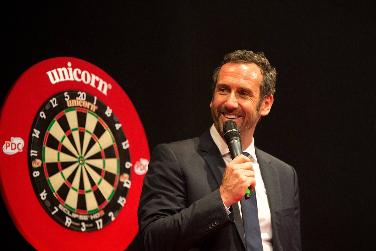 Paulke bei den&nbsp;German Darts Masters 2017 in Jena.