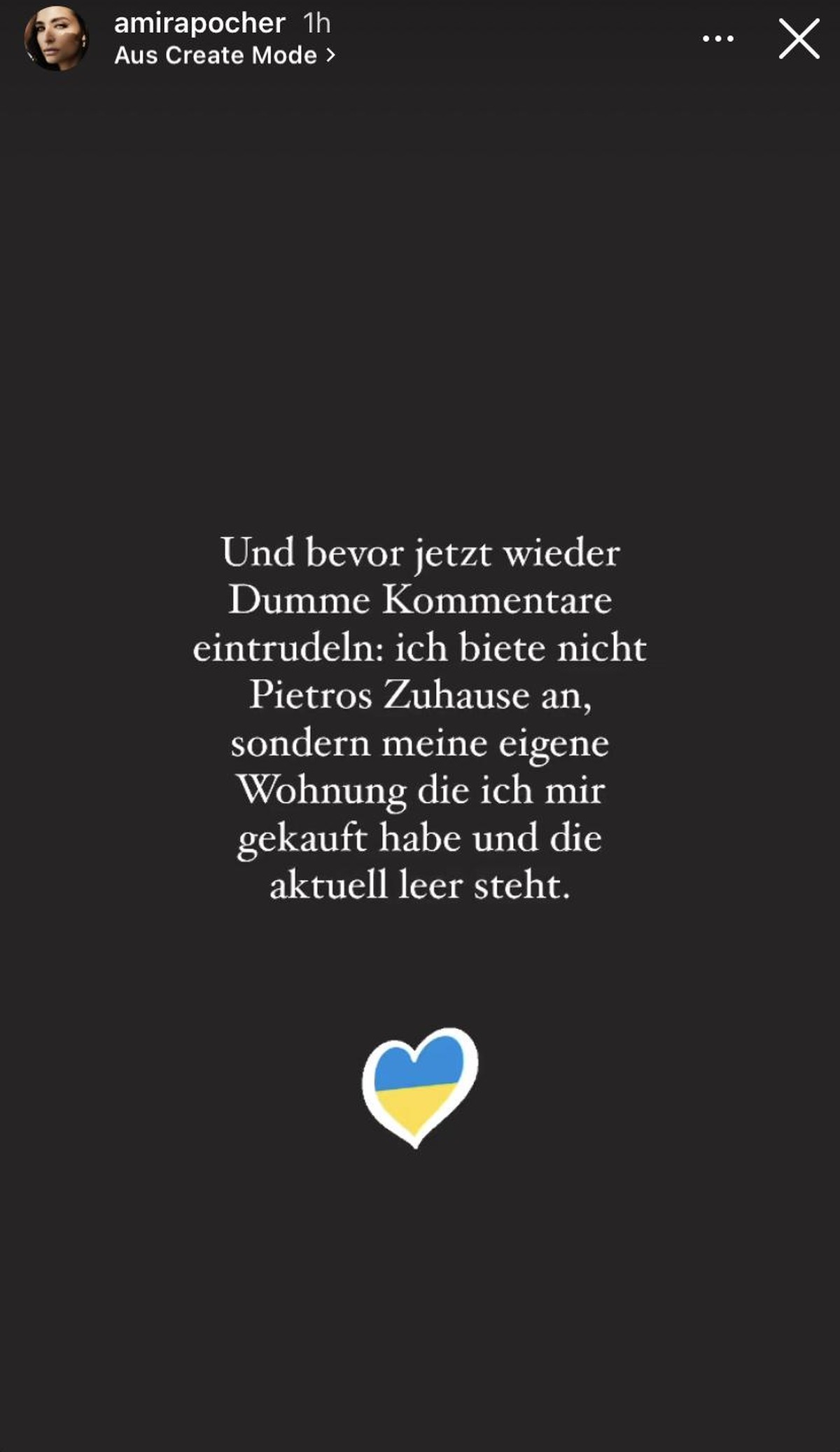 Amira stellte klar, um welche Unterkunft es sich handelt.
