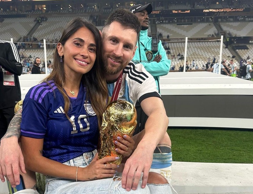Nach dem WM-Finale postete Antonela Roccuzzo mehrere Fotos ihrer Familie.