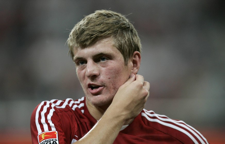 Bildnummer: 03852043 Datum: 05.08.2008 Copyright: imago/Bernd K�nig
Toni Kroos (Bayern) entt�uscht; Vdig, quer, close Franz Beckenbauer Cup 2008/2009, , Test, Testspiel, FC Bayern M�nchen, M�nchen En ...