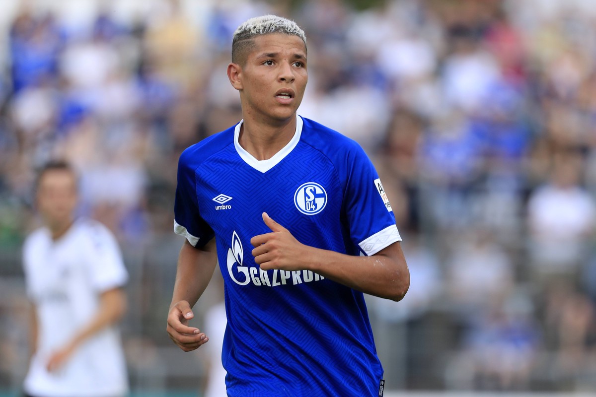 HARIT Amine Team FC Schalke 04 Testspiel Saison 2018-2019 Spiel FC Schalke 04-SW Essen am 21.Juli 2018 in Essen *** HARIT Amine Team FC Schalke 04 Friendly Match Season 2018 2019 Match FC Schalke 04 S ...