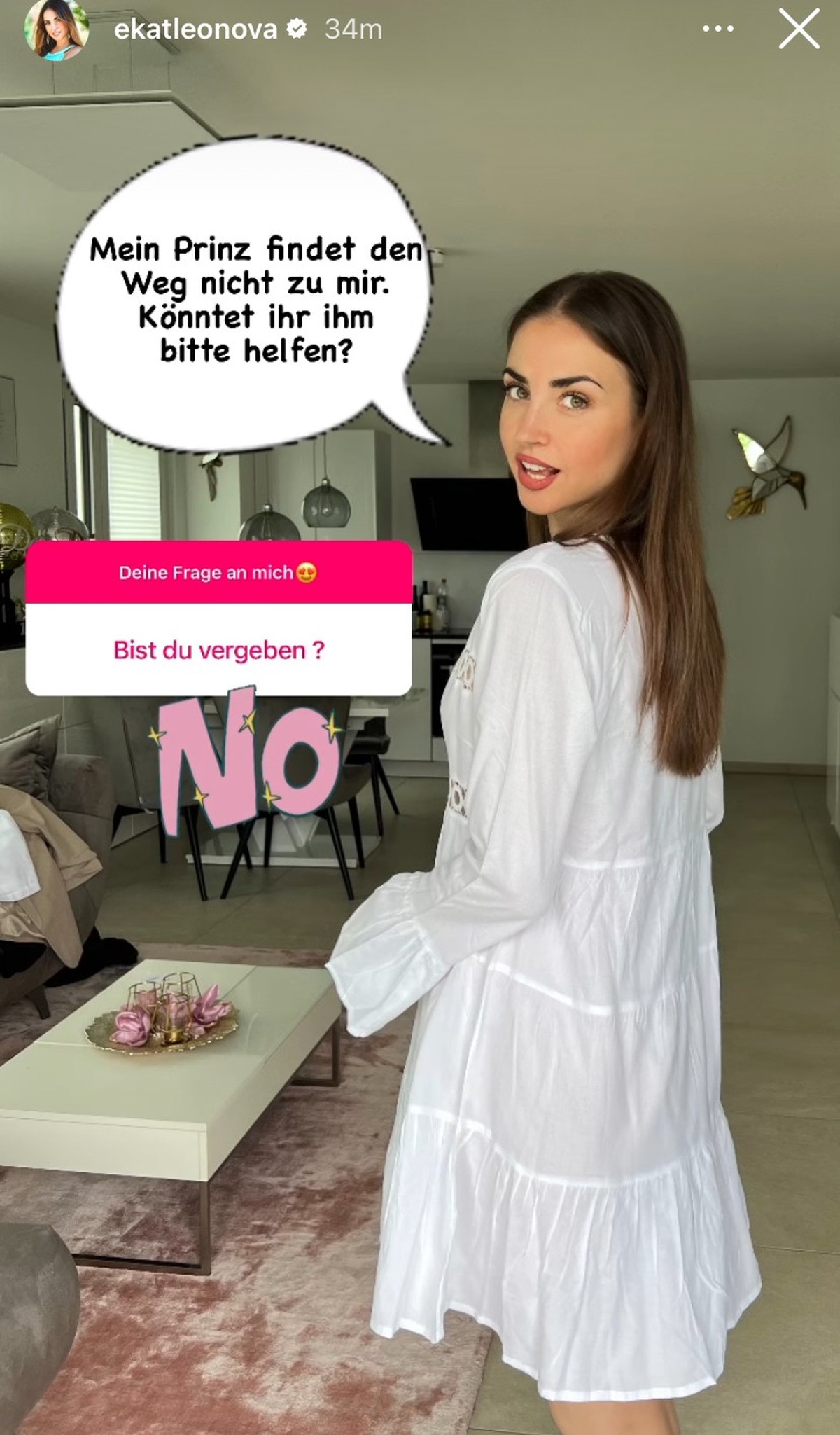 Ekaterina Leonova ist derzeit Single.