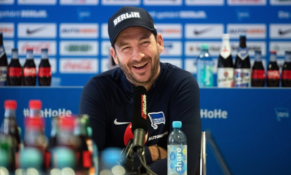 Football, men, season 2022/23, 1st Bundesliga, Hertha BSC, media round with coach Sandro Schwarz Hertha BSC, November 17th.  2022, *** Football, men, season 2022 23, 1 Bundesliga, Hertha BSC, media round wi ...