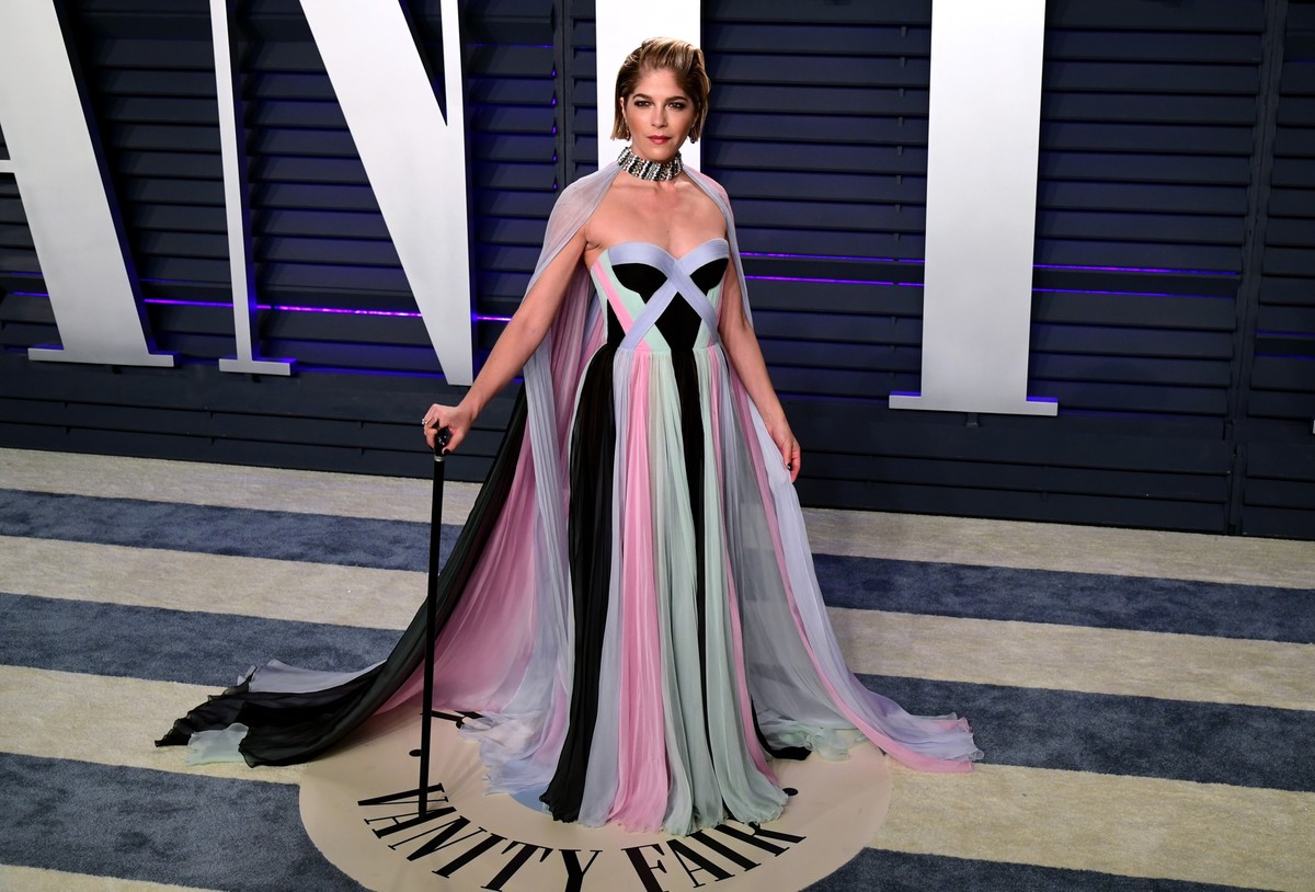 ARCHIV - 24.02.2019, USA, Los Angeles: Selma Blair kommt zu der Vanity Fair Oscar Party in Los Angeles. (zu dpa: �MS-Kranke Selma Blair: �Mir geht es besser��) Foto: Ian West/PA Wire/dpa +++ dpa-Bildf ...