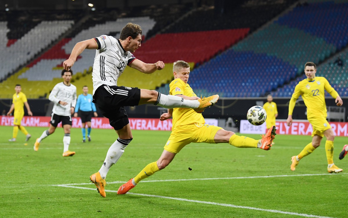Soccer Football - UEFA Nations League - League A - Group 4 - Germany v Ukraine - Red Bull Arena, Leipzig, Germany - November 14, 2020 Germany&#039;s Leon Goretzka in action REUTERS/Annegret Hilse