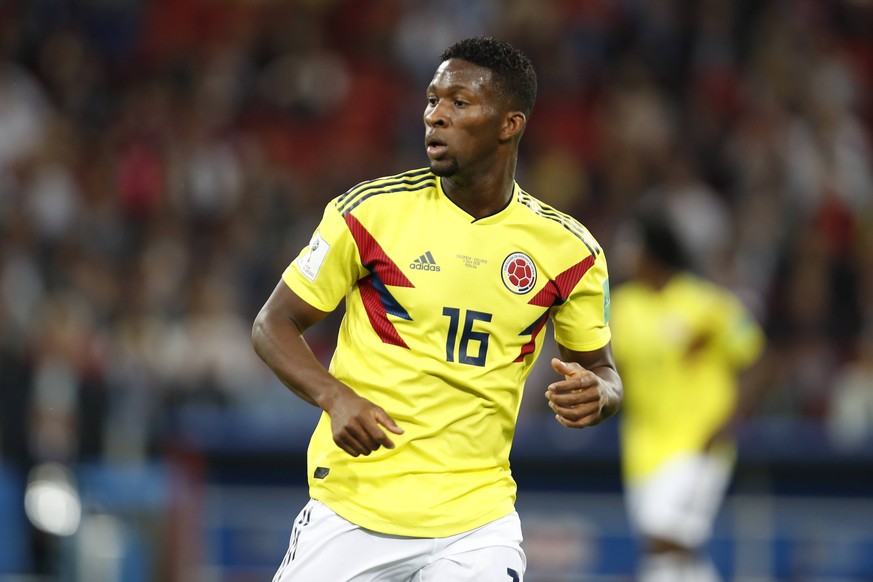 Jefferson Lerma (COL), JULY 3, 2018 - Football / Soccer : FIFA World Cup WM Weltmeisterschaft Fussball Russia 2018 match between Colombia 1-1 England at the Spartak Stadium in Moscow, Russia. NOxTHIRD ...