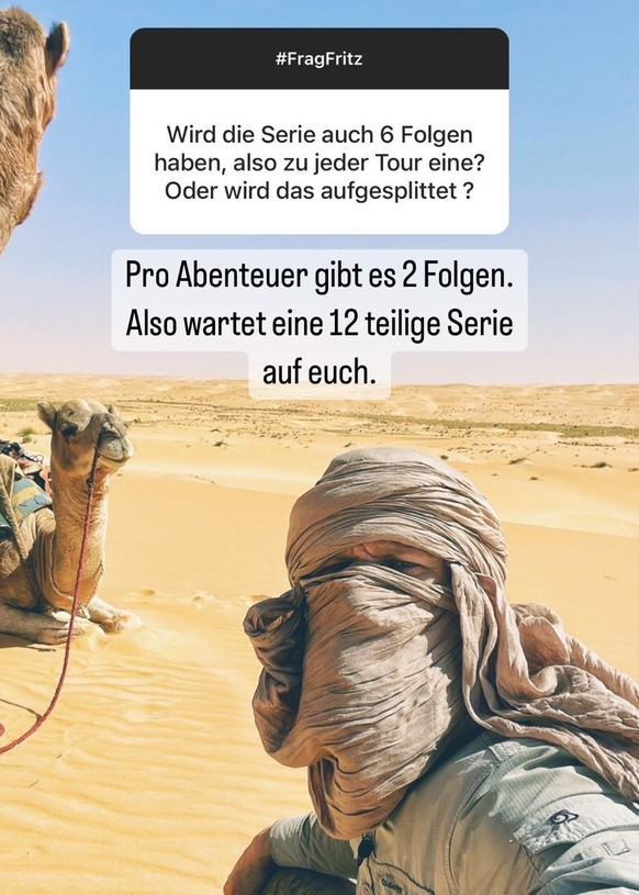 Fritz Meinecke hat unter anderem eine Reise in die Sahara für die neue Serie dokumentiert.