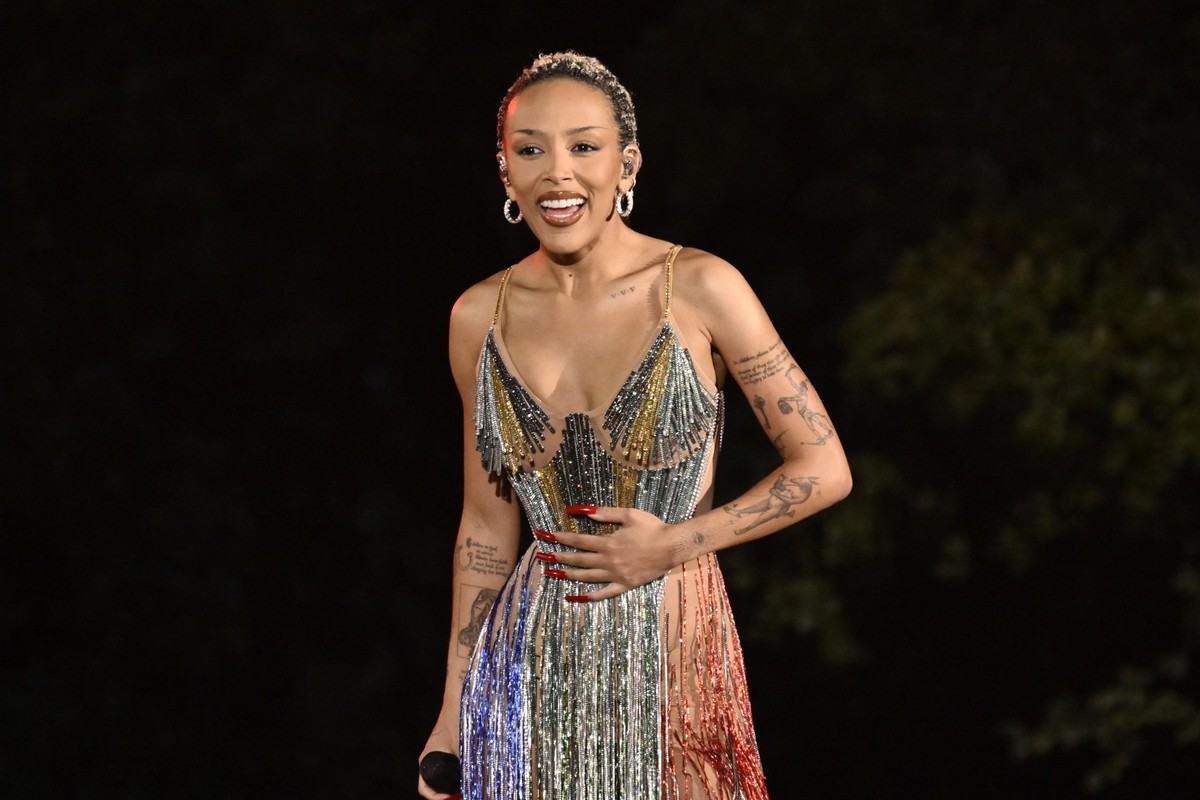 Doja Cat performs during the Global Citizen Festival on Saturday, Sept. 28, 2024, at Central Park in New York. (Photo by Evan Agostini/Invision/AP)