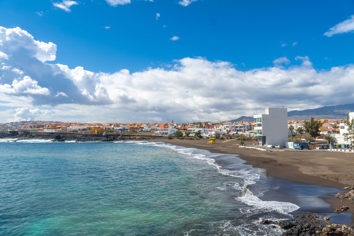 Panoramic of the beautiful beach of La Garita Telde, Gran Canaria, Canary Islands Panoramic of the beautiful beach of La Garita Telde, Gran Canaria, Canary Islands *** Panoramic of The Beautiful Beach ...