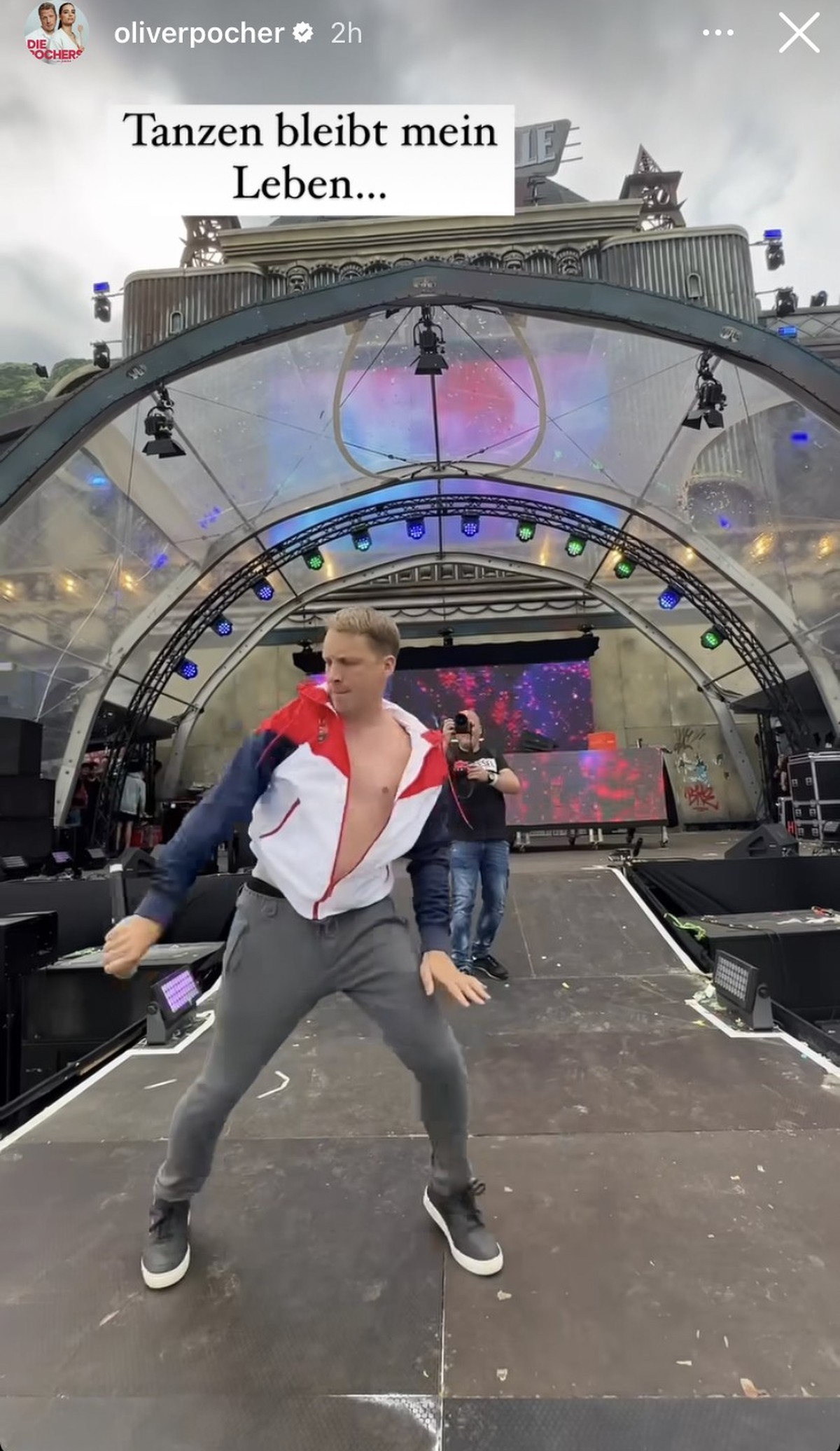 Oliver Pocher verzichtete auf dem Festival auf seinen Ehering.