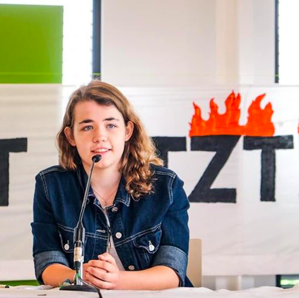 Annika Rittmann, 20, studiert Mensch-Computer-Interaktion in Hamburg, ist Fridays-for-Future-Aktivistin und bundesweite Sprecherin der Bewegung.