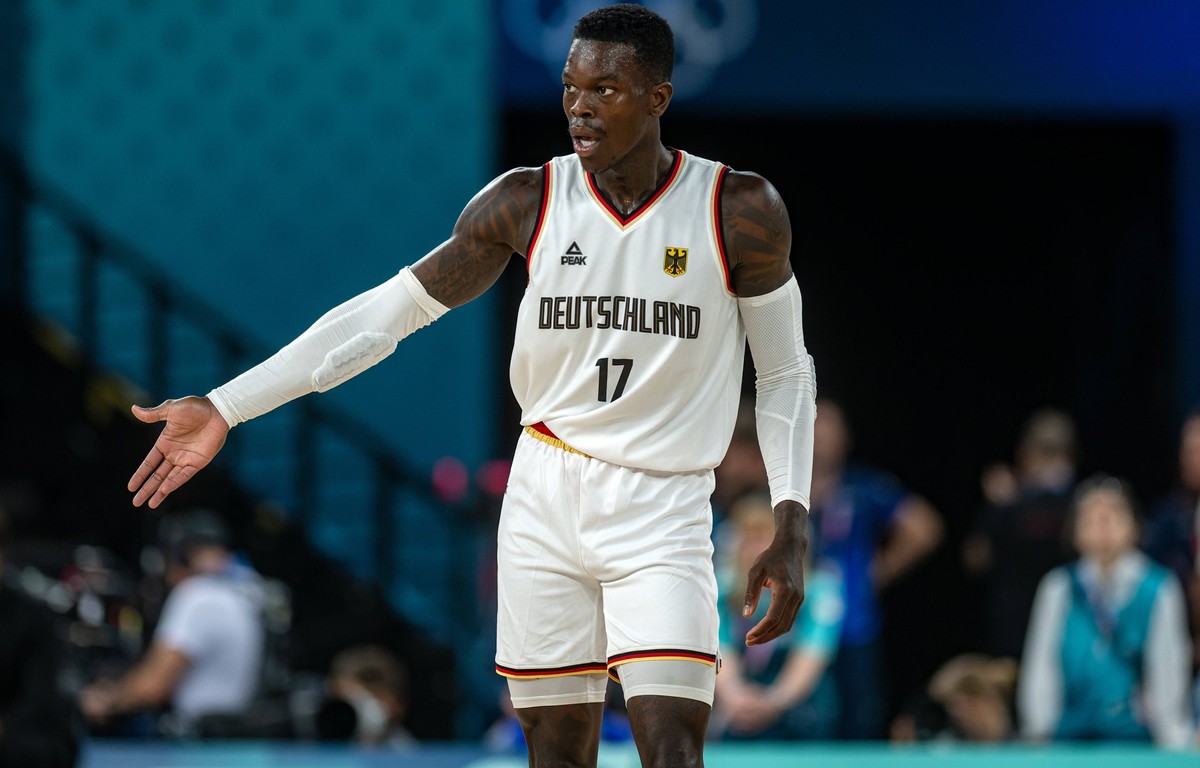 Olympische Spiele Paris 2024 Basketball Paris 10.08.2024 Spiel um Platz 3 Bronzemedaillenspiel Spiel um Bronze Herren M