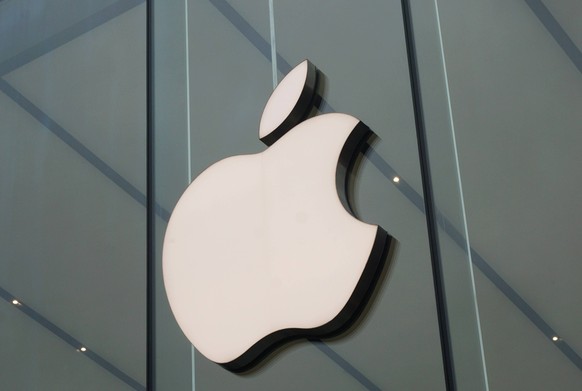 The European Union Fined Apple 500 Million Euros The logo of an Apple flagship store is being seen in Hangzhou, Zhejiang Province, China, on February 20, 2024. According to foreign media reports, the  ...