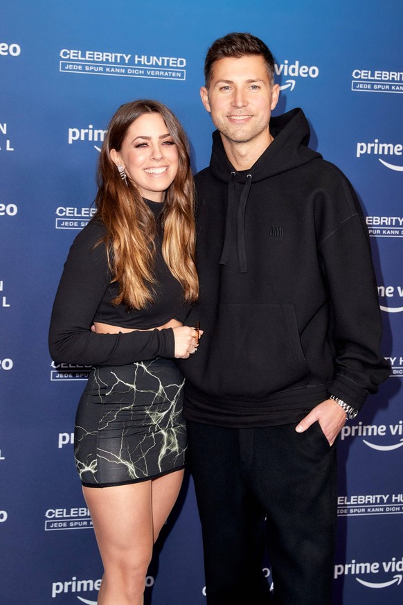 Photocall zum Start der Amazon Prime Video Serie Celebrity Hunted Vanessa Mai mit Ehemann Andreas Ferber beim Photocall zum Start der neuen Amazon Prime Video Reality-Adventure-Serie Celebrity Hunted  ...