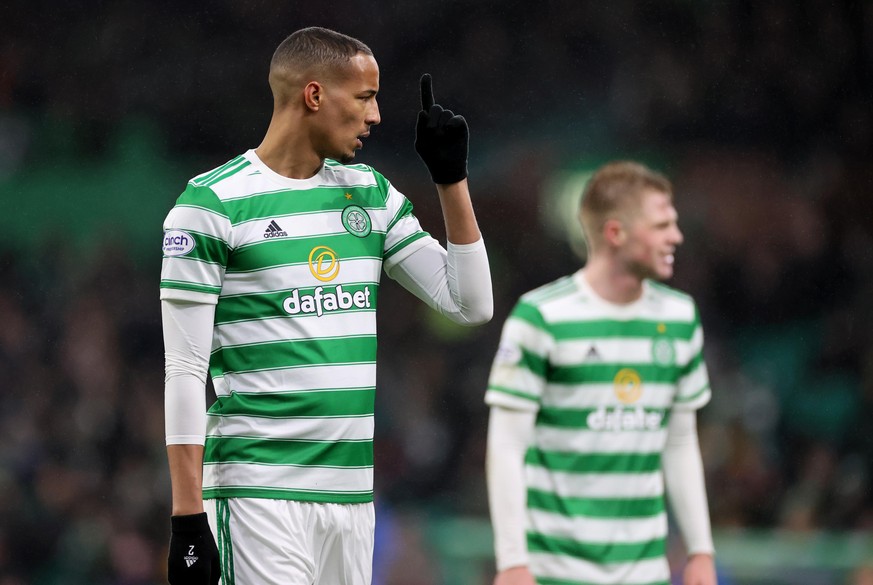 Celtic v Raith Rovers - Scottish Cup - Fifth Round - Celtic Park. Celtics Christopher Jullien during the Scottish Cup fifth round match at Celtic Park, Glasgow. Picture date: Sunday February 13, 2022 ...