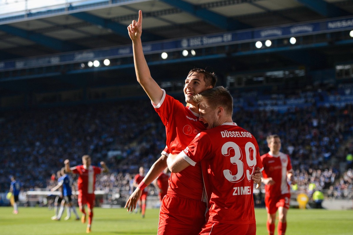 Bilder des Tages - SPORT GER, 2. FBL, DSC Arminia Bielefeld vs. Fortuna D�sseldorf / Duesseldorf / 14.10.2017, Sch�coArena / Schueco Arena, Bielefeld, Deutschland, GER, 2. FBL, DSC Arminia Bielefeld v ...