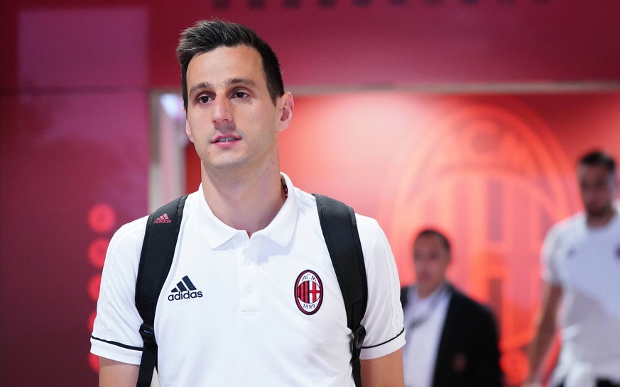 Photo LaPresse - Spada May 20 , 2018 Milan (Italy ) Soccer Milan vs Fiorentina - Italian Football Championship League A TIM 2017/2018 - &amp;quot; S.Siro Stadium &amp;quot; In the pic: Nikola Kalinic  ...