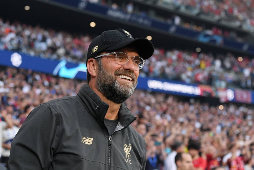 FUSSBALL CHAMPIONS LEAGUE SAISON 2018/2019 FINALE Tottenham Hotspur - FC Liverpool 01.06.2019 Trainer Juergen Klopp (FC Liverpool) *** FOOTBALL CHAMPIONS LEAGUE SAISON 2018 2019 FINALE Tottenham Hotsp ...