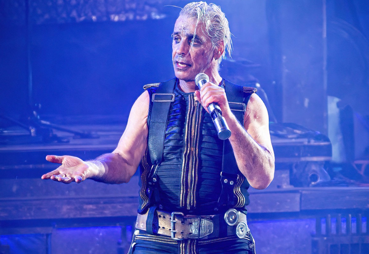 Rammstein Konzert in Aarhus Rammstein live in Aarhus, Denmark Aarhus, Denmark. 22nd, June 2022. The German industrial metal band Rammstein performs a live concert at Ceres Park in Aarhus. Here vocalis ...