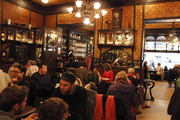 Café Le Cirio, Brüssel, Brüsseler Region, Belgien, Europa