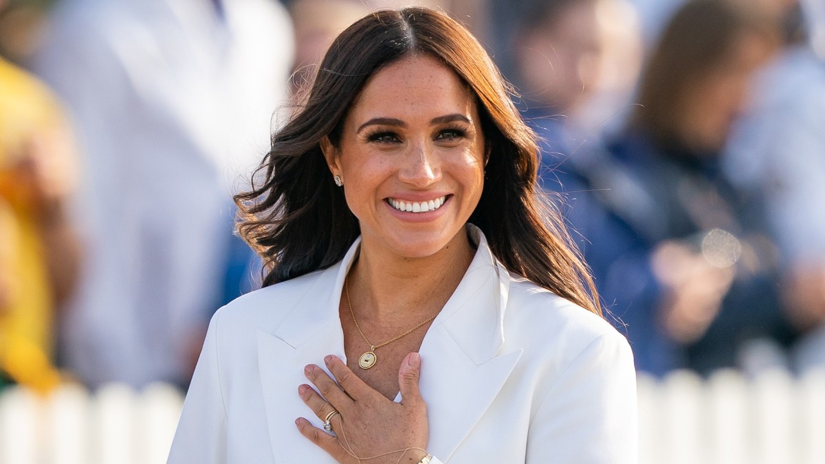 ARCHIV - 15.04.2022, Niederlande, Den Haag: Meghan, Herzogin von Sussex, nimmt an einem Empfang der Stadt Den Haag und des niederländischen Verteidigungsministeriums anlässlich der bevorstehenden Invi ...