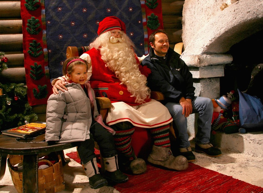Vorgegaukelte Advents-Romantik: Der Weihnachtsmann in Rovaniemi.