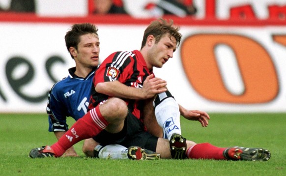 Niko (hinten) und Robert Kovač (vorn) waren beide gestandene Bundesligaprofis.