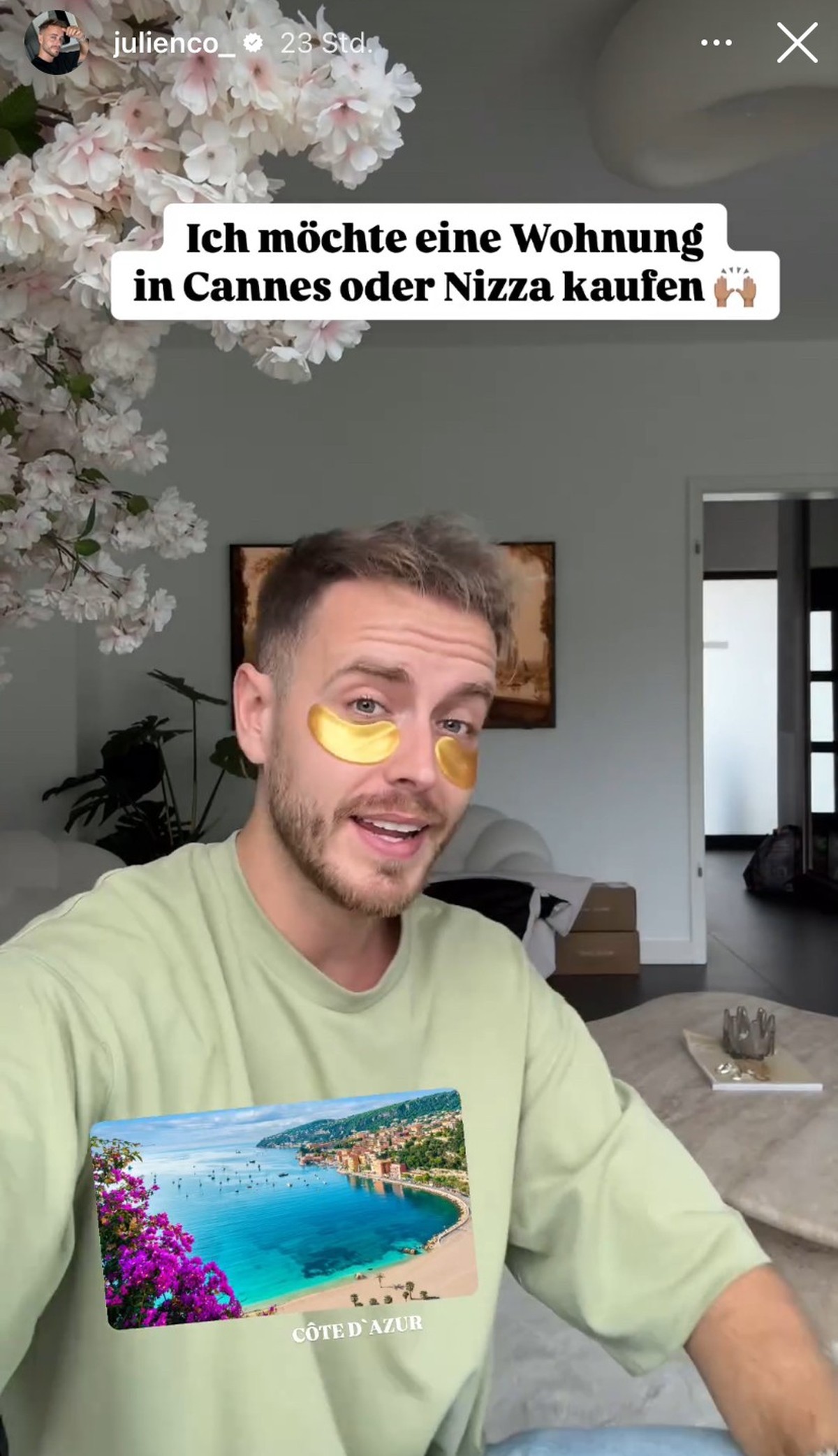 Julian Claßen möchte eine Wohnung in Südfrankreich kaufen.