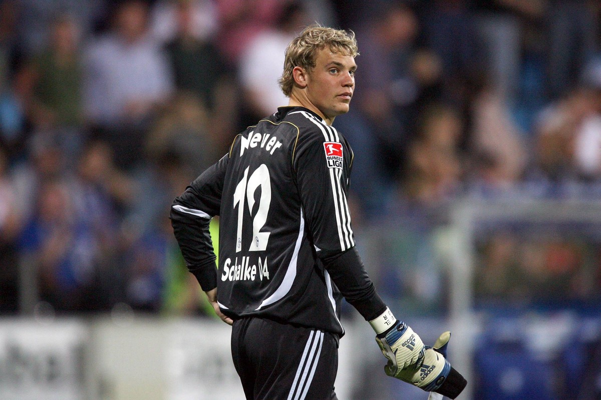 Torwart Manuel Neuer (Schalke) entt�uscht