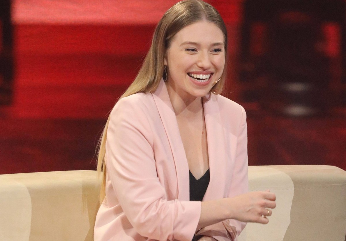 1108/ Bibis Beauty Palace Bianca Heinicke / ARD Fernsehaufzeichnung der Unterhaltungsshow Verstehen Sie Spass Folhe 46. Die Sendung wird am 15. Juni 2019 ausgestrahlt., Germany, Muenchen, Bavaria Film ...