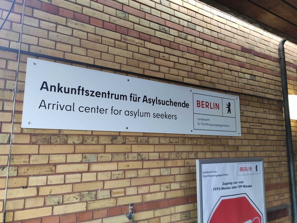 Das Zentrum in Reinickendorf ist für alle Geflüchteten, außer aus der Ukraine, die erste Anlaufstelle in Berin.