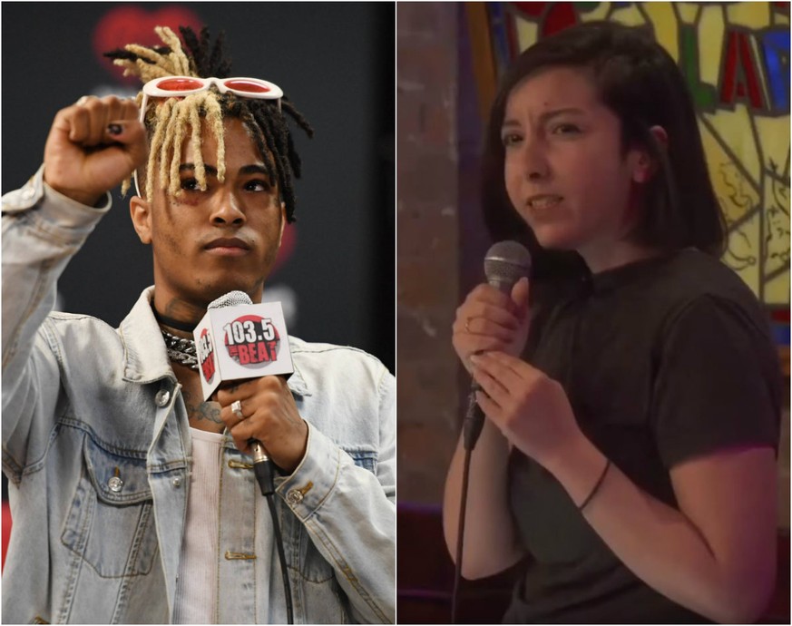 Der Mord an Rapper XXXTentacion hat Dina Hashem (r.) zu einem sehr makaberen Witz inspiriert.