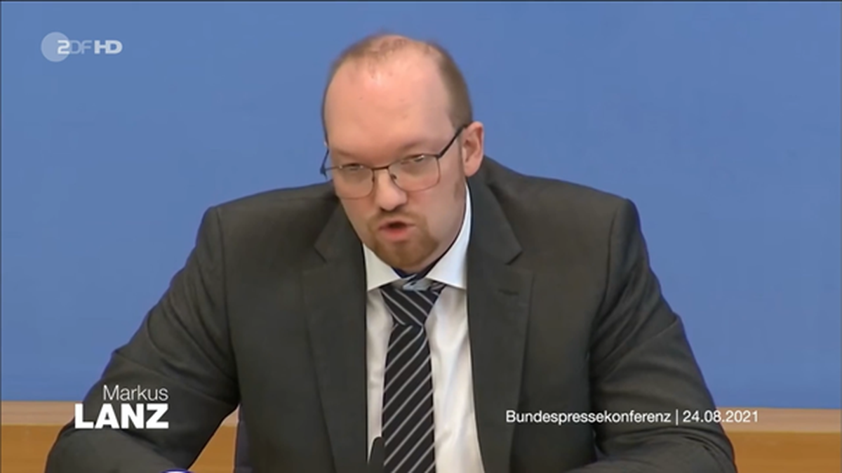 Marcus Grotian bei seiner Rede.