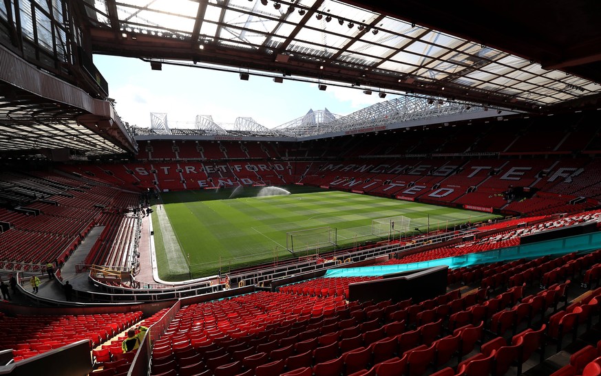 Manchester United ManU v Leicester City - Premier League - Old Trafford General view of the Old Trafford stadium EDITORIAL USE ONLY No use with unauthorised audio, video, data, fixture lists, club/lea ...